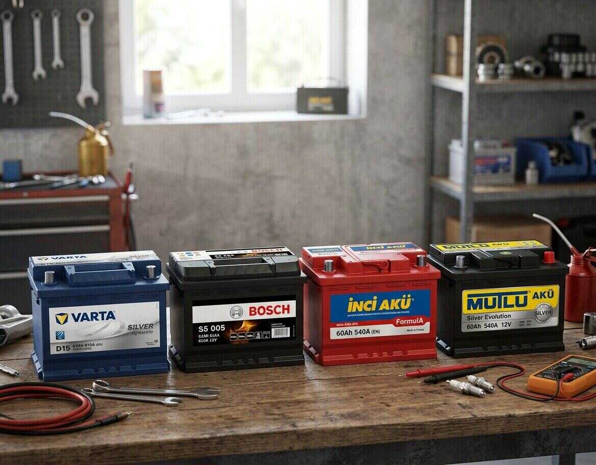 En Çok Tercih Edilen Akü Markaları Hangileri? Varta, Bosch, Mutlu, İnci Karşılaştırması
